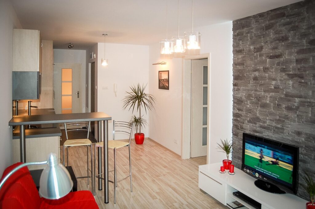 interior of study room